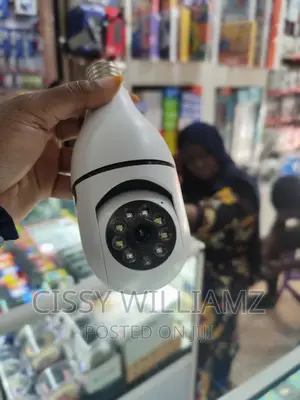 Photo - Bulb Rotating Security Camera/Surveillance Cameras