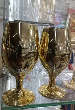 Wine Gold Glass