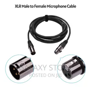 5m 3-Pin Microphone Cable XLR Audio Cable Male to Female