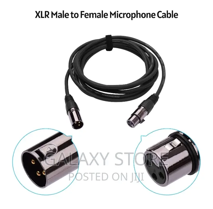 5m 3-Pin Microphone Cable XLR Audio Cable Male to Female