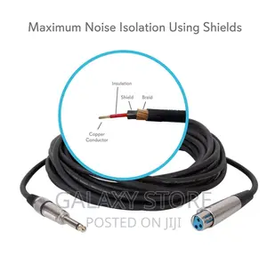 6.35mm Jack Male to XLR 3PIN Female Cord Wire for Microphone