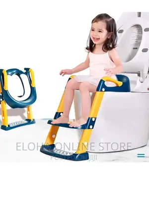 Comfortable Potty Training Seat/Toilet Ladder
