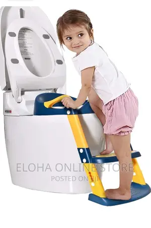 Comfortable Potty Training Seat/Toilet Ladder