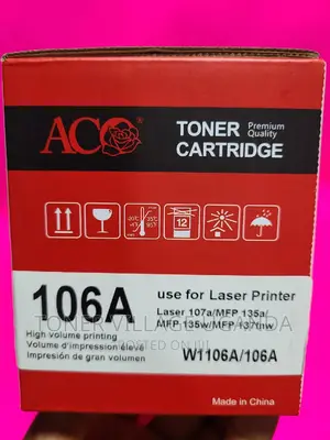 106A Cartridge for Use in Hp 107a 107w Mfp135a Mfp135w