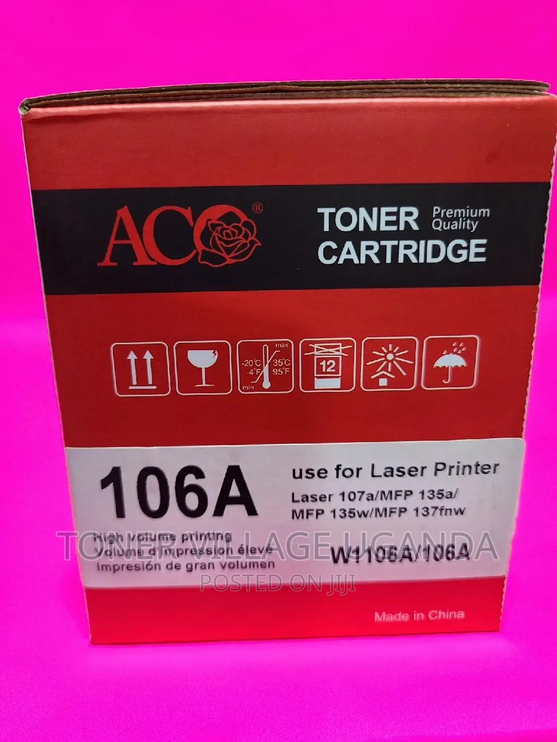 106A Cartridge for Use in Hp 107a 107w Mfp135a Mfp135w