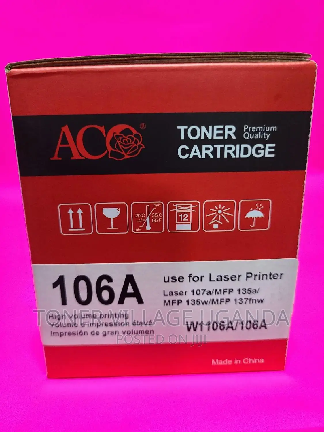 106A Cartridge for Use in Hp 107a 107w Mfp135a Mfp135w