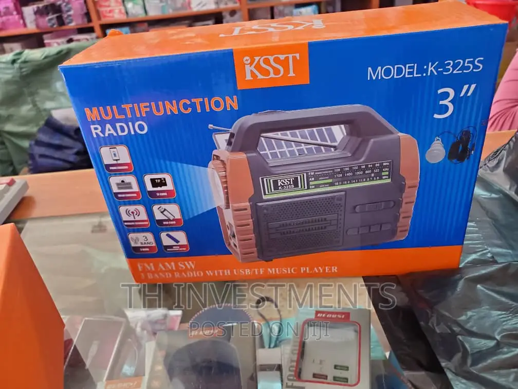 2 in 1 Rechargeable and Solar Radio.