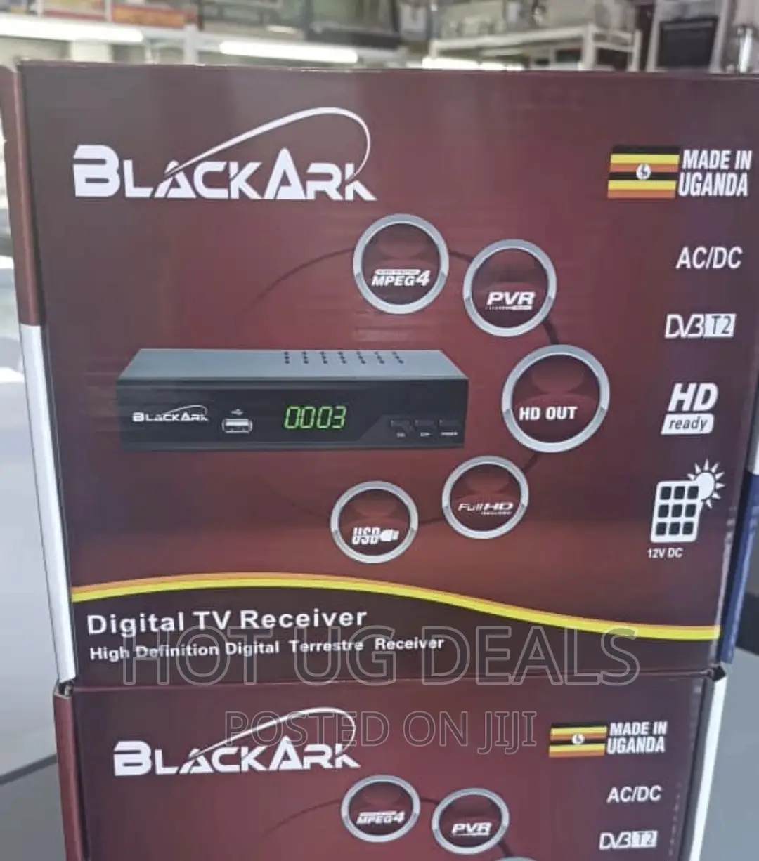 Free to Air Decoder HD 1080 DVB T2 Terrestrial – Black