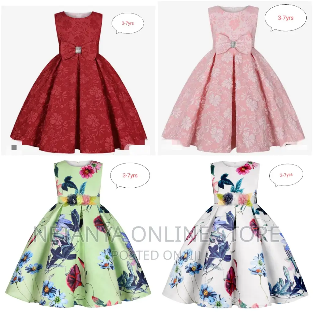 3-7years Girls Dresses