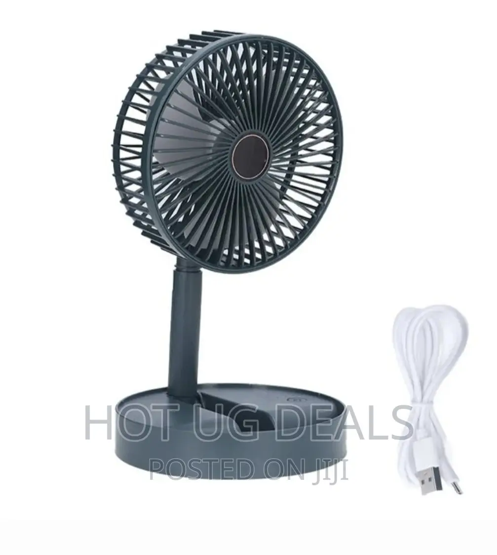 Rechargeable Portable Foldable Fan Hand Held - Color Varies