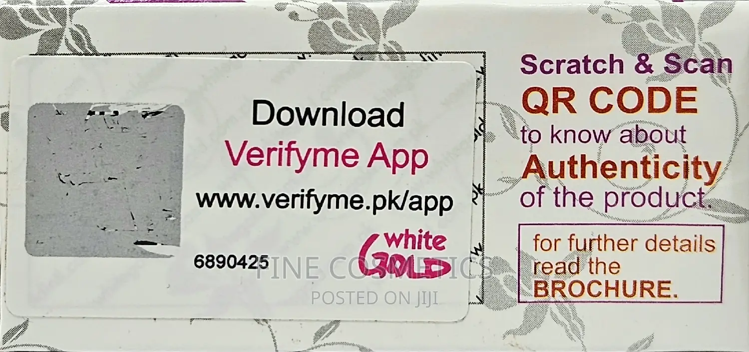 White Gold, Pimples And Blackspots Remover Brightening Cream