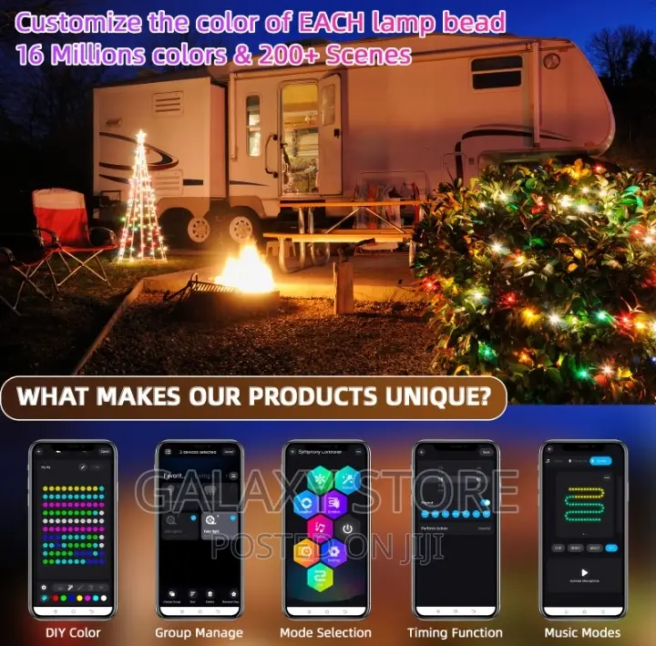 10m App Control Music Sync LED Light Bluetoth Color Changing