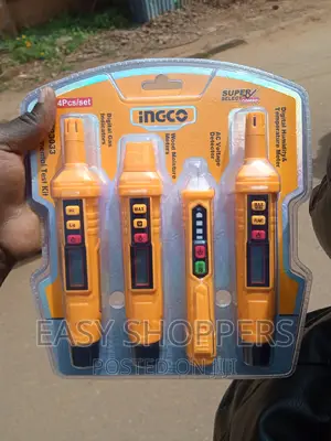 Ingco 4PCS Environmental Test Kit, Wood Moisture Meter