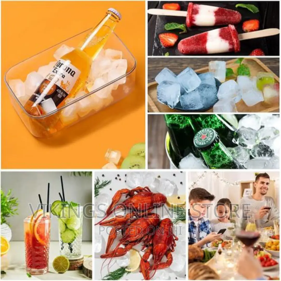 Ice Cube Trays, Easy-Release Silicone 15-Ice Cube Trays