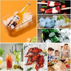 Ice Cube Trays, Easy-Release Silicone 15-Ice Cube Trays