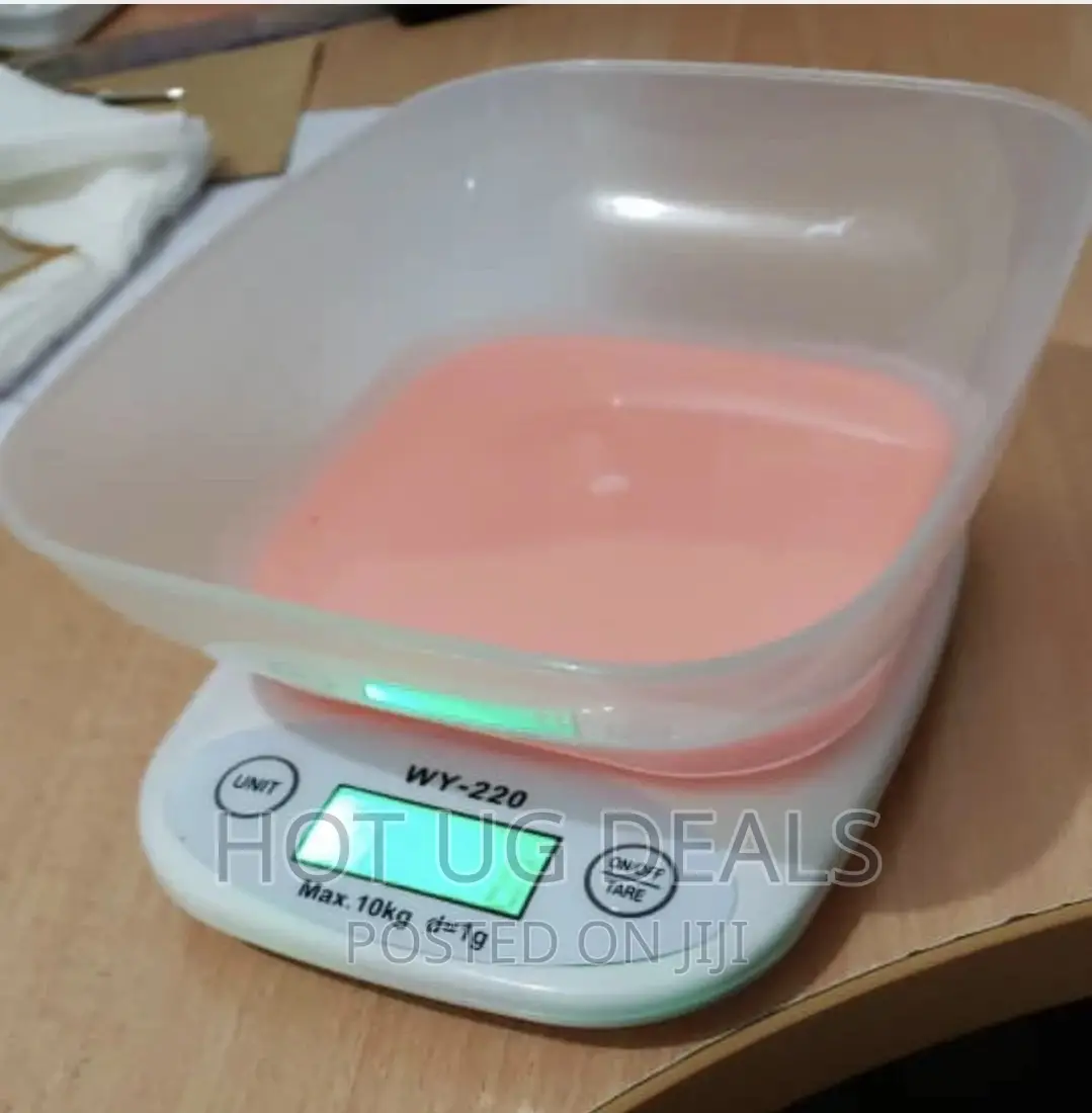 10kg Digital Kitchen Weighing Scale - White