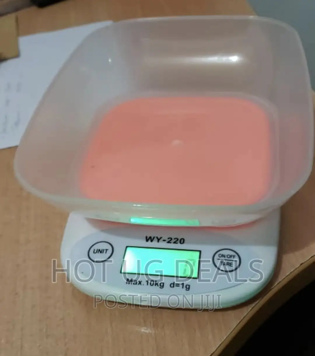 10kg Digital Kitchen Weighing Scale - White