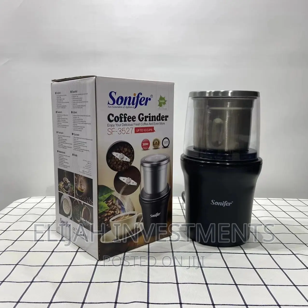 Sonifer Detachable Electric Herbs,Nuts,Coffee Grinder