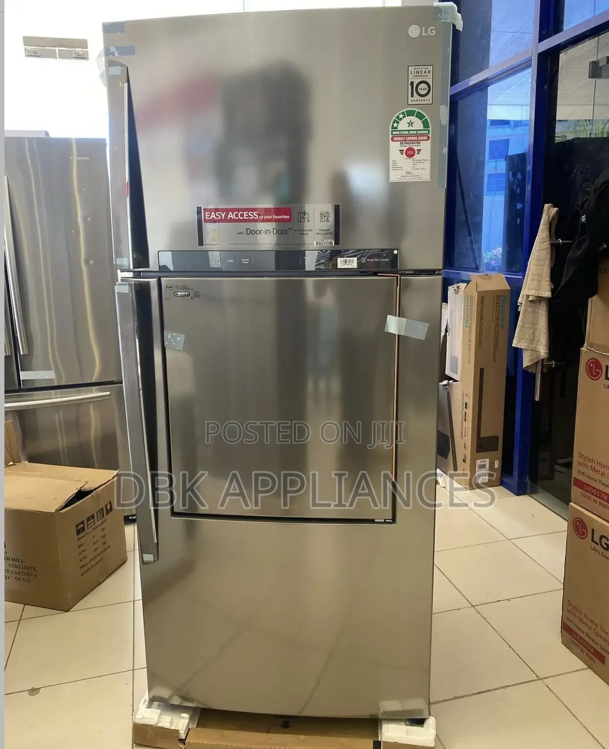 LG 702L Large Capacity Door-in-Door Instaview Refrigerator