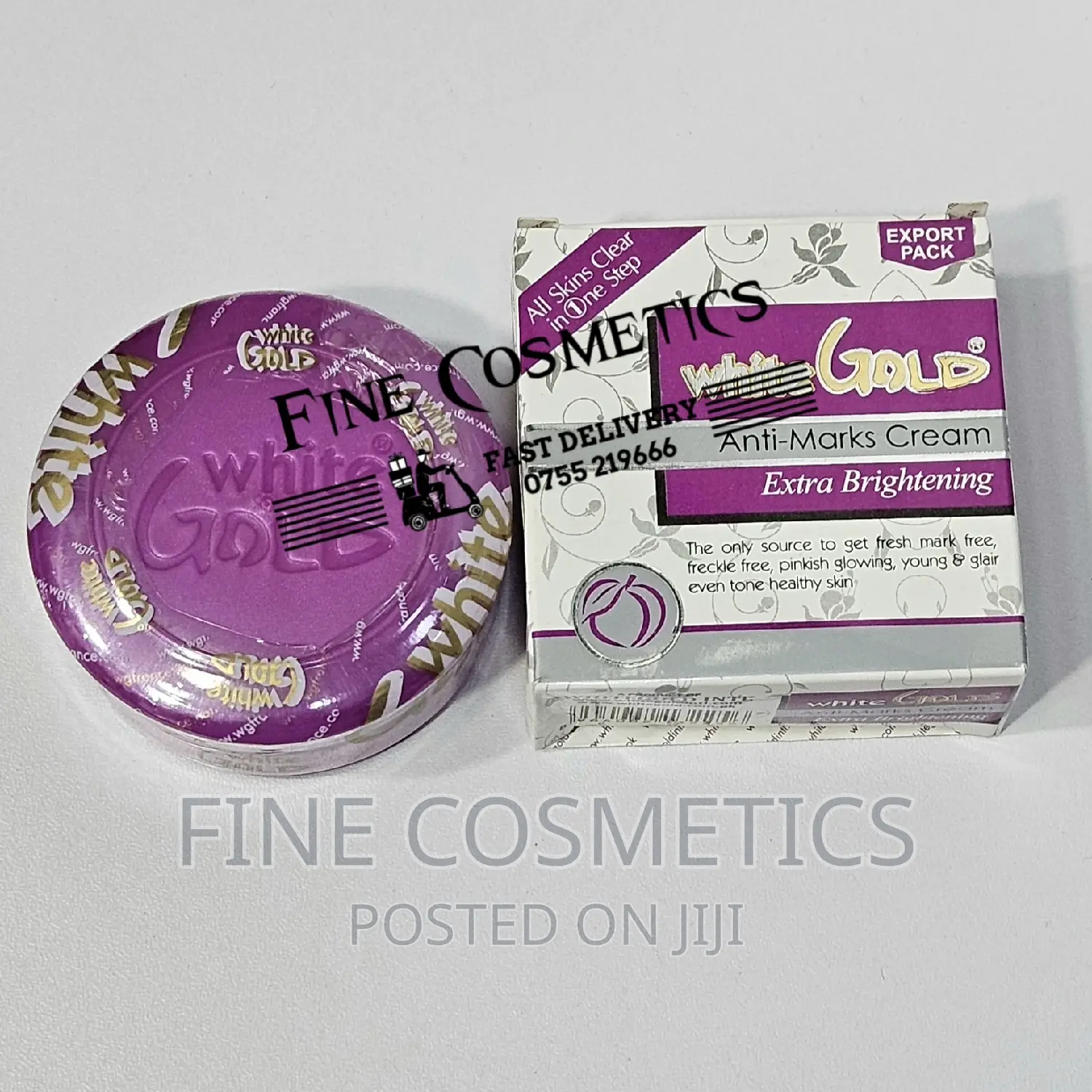 White Gold, Pimples And Blackspots Remover Brightening Cream