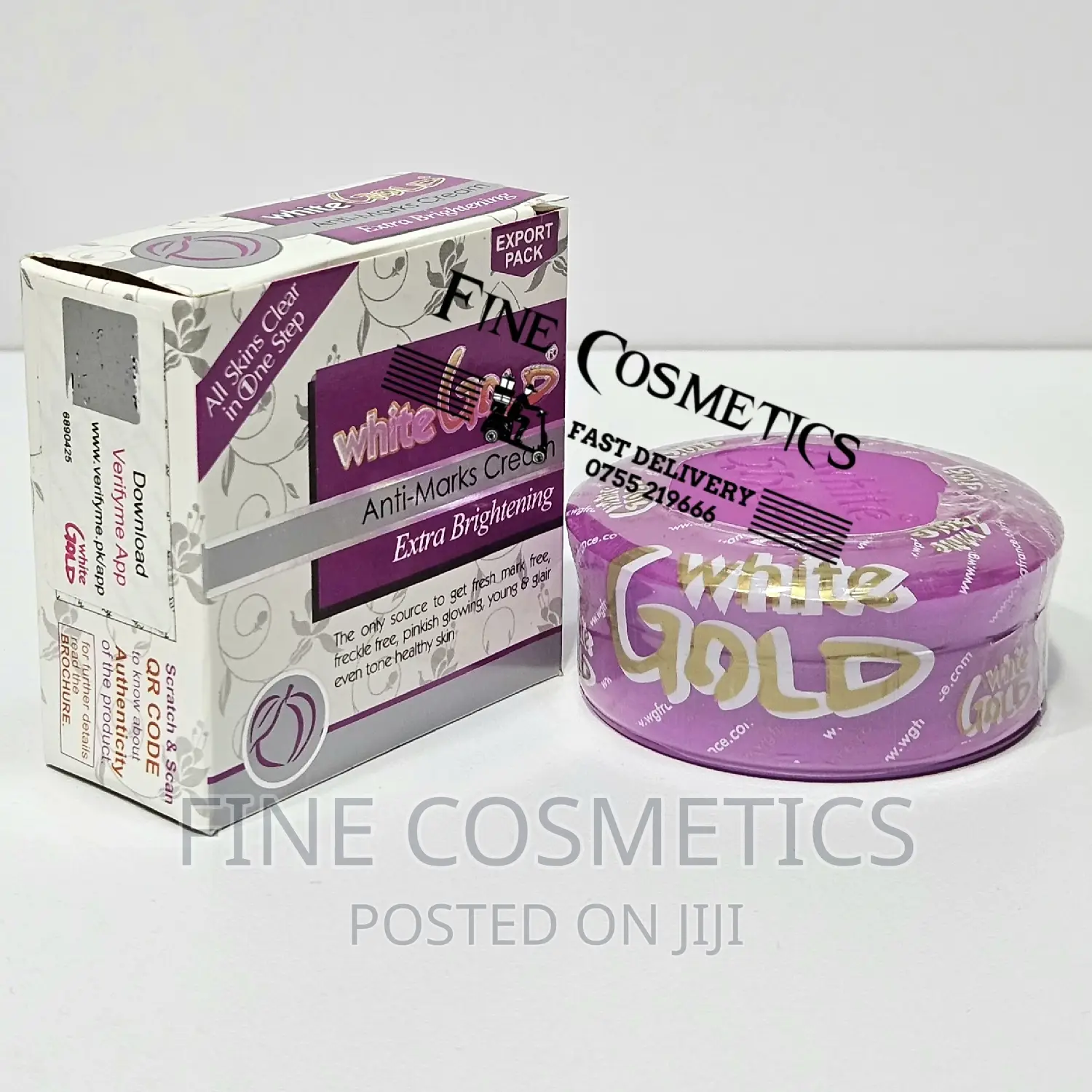 White Gold, Pimples And Blackspots Remover Brightening Cream