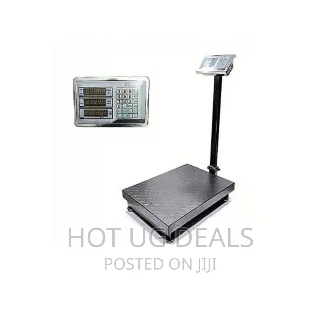 300kg TCS Platform Digital Weighing Scale - Black