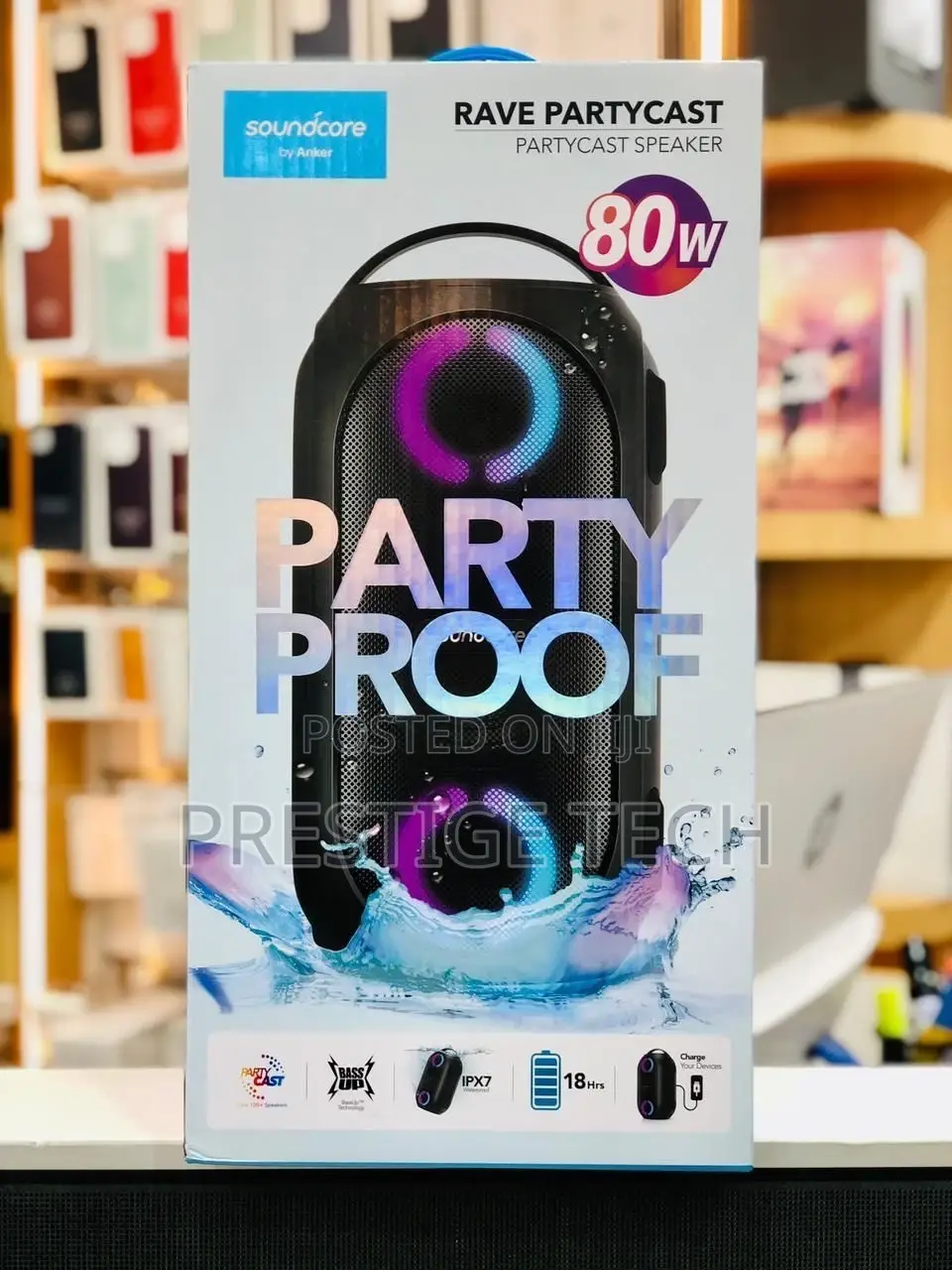 Anker Soundcore Rave Partycast Speaker 80W (18h, Waterproof)