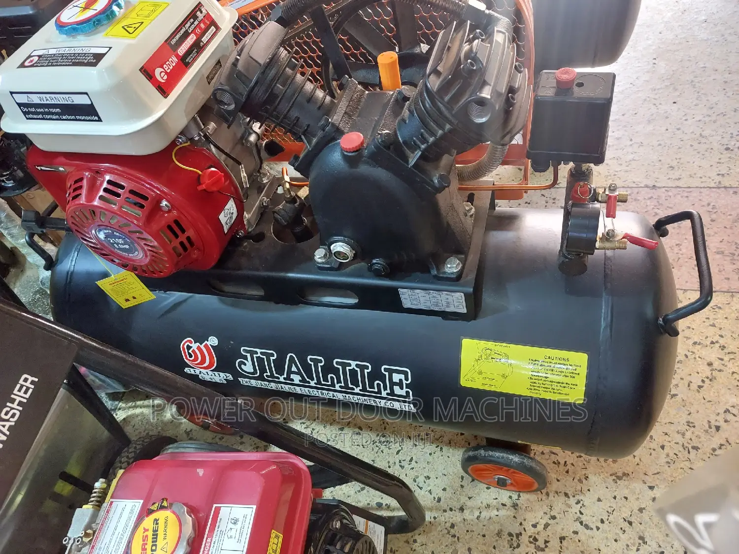 100 Litre Petrol Engine Compressor