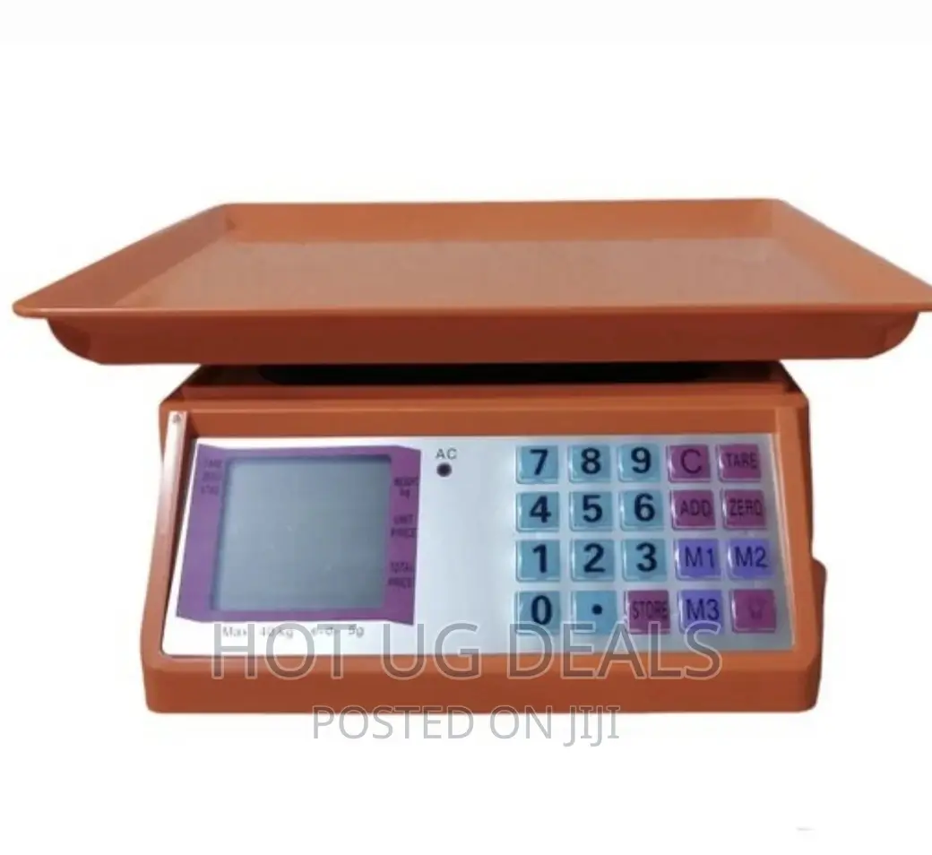 Electronic Price Computing Weighing Scale 30kg - Orange