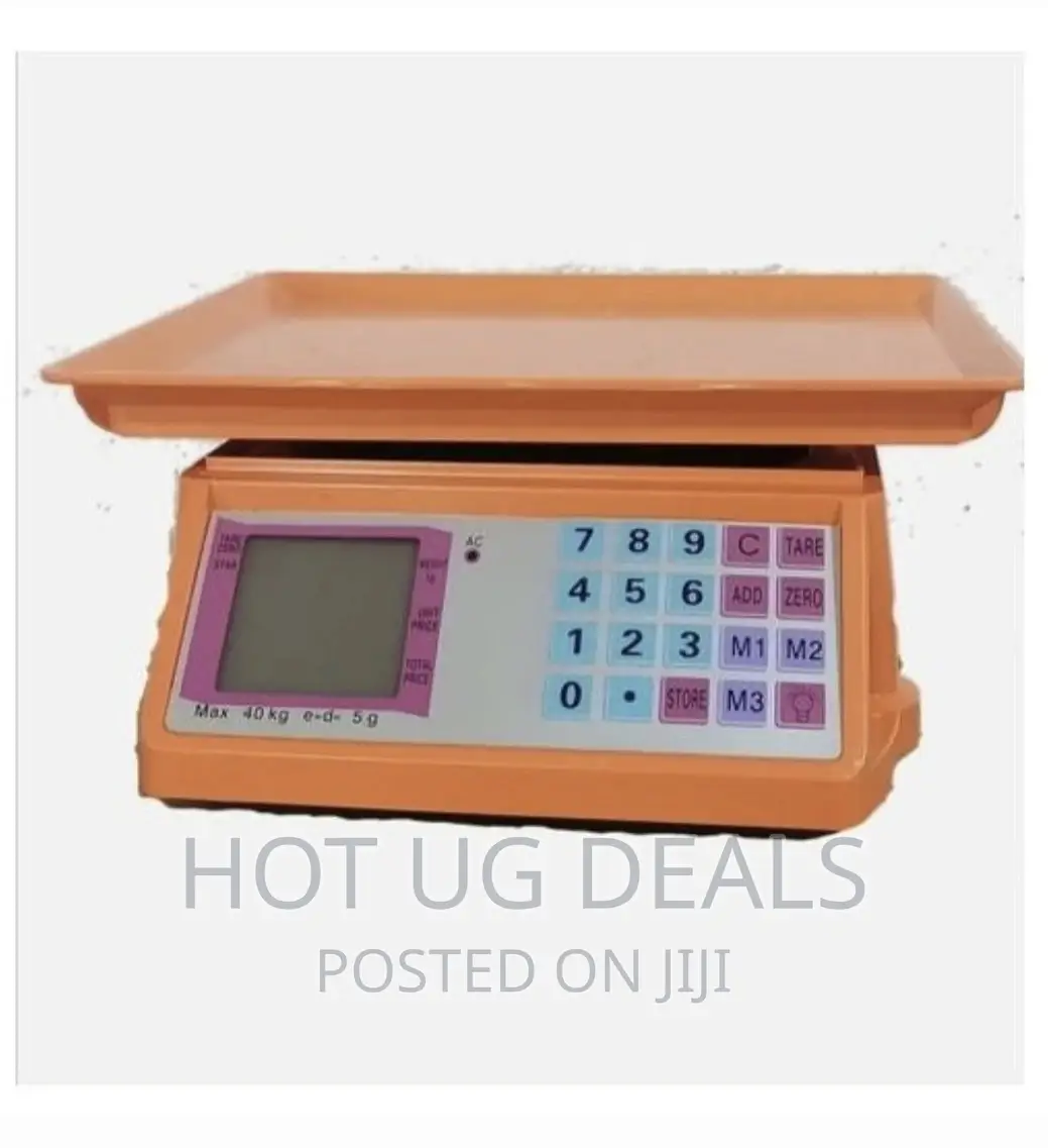Electronic Price Computing Weighing Scale 30kg - Orange