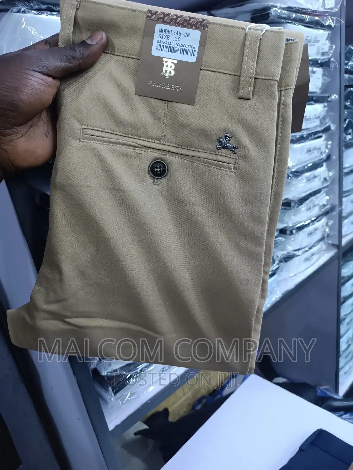 Men Soft Kaki Trousers/ Pants 30-38 Size
