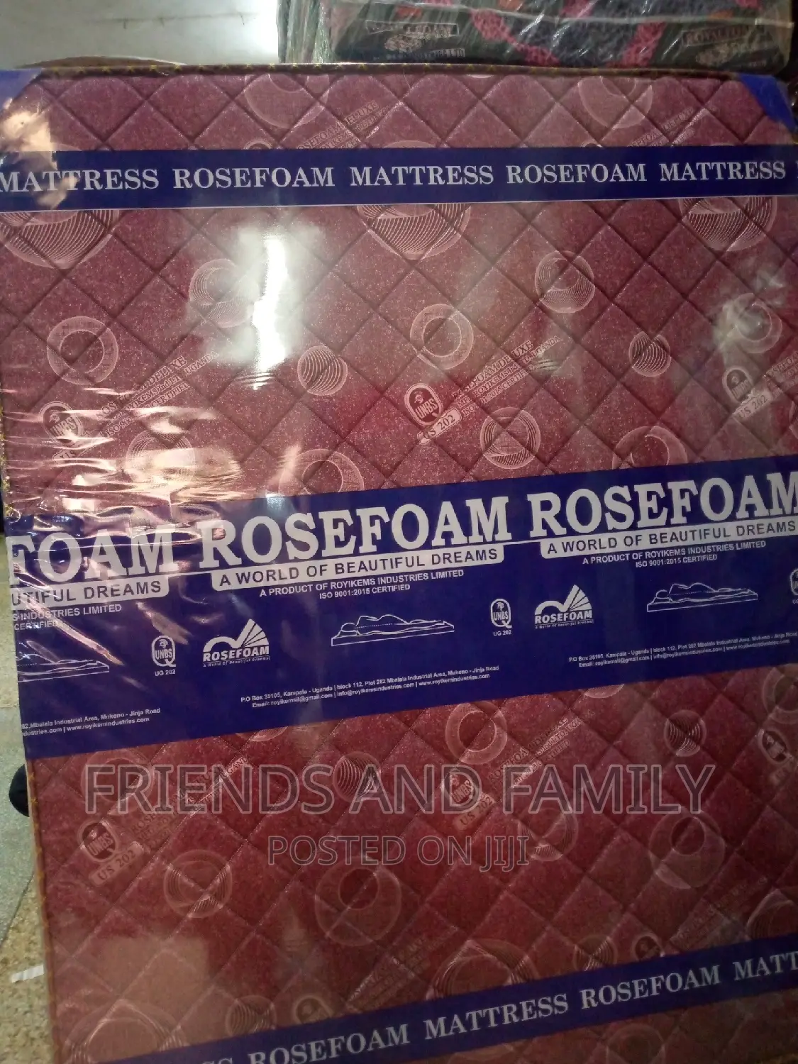 Rose Foam Mattress 6*6*8.Inches