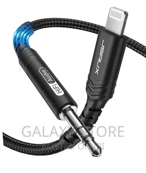 Lightning To 3.5mm Aux Audio Cable