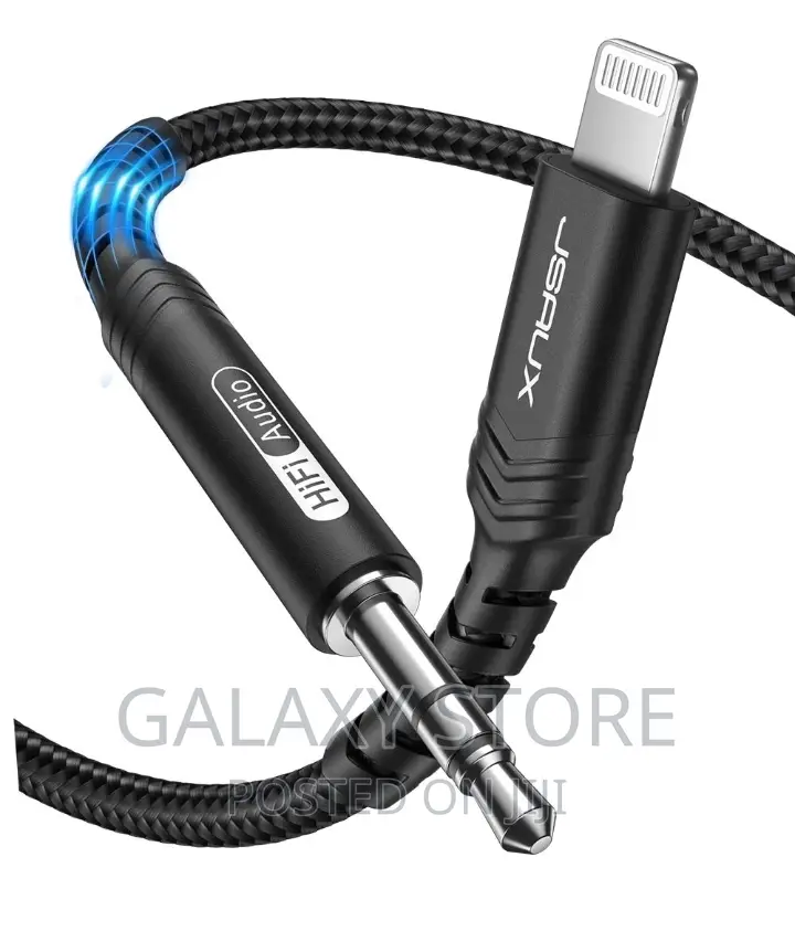Lightning To 3.5mm Aux Audio Cable