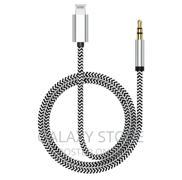 Lightning To 3.5mm Aux Audio Cable