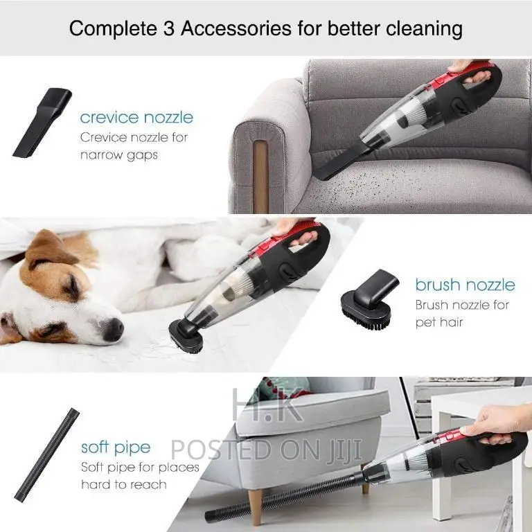 Rechargeable Handheld Dry-Wet Vacuum Cleaner ( Cordless )