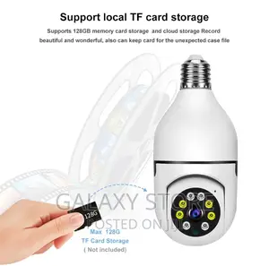 Bulb Security Wireless Camera With Motion Detection Alarm