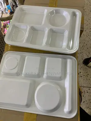 Classic Heavy Duty White Partition Melamine Plate