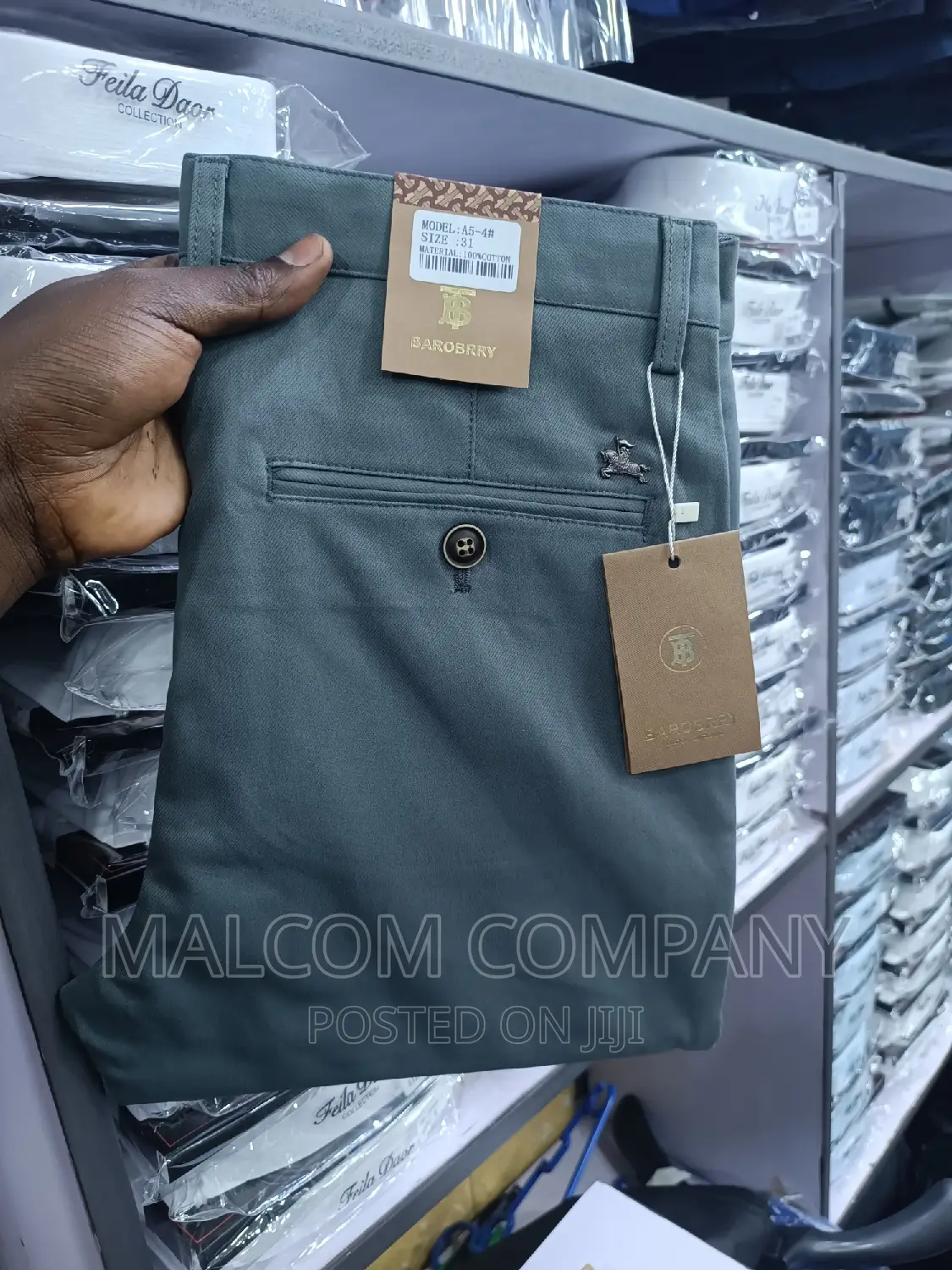 Men Soft Kaki Trousers/ Pants 30-38 Size