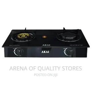 Photo - 2 Burner Double Glass Gas Stove + Free Delivery