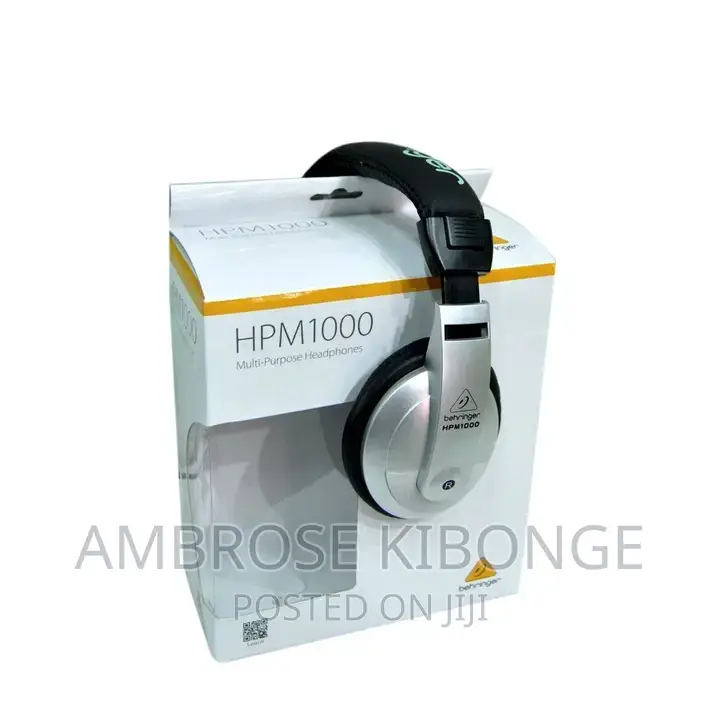 Solid Bass Response Behringer HPM1000 Studio Rec Headphones.