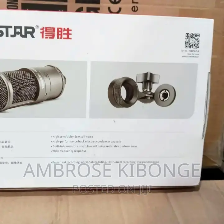 Top Sound Quality TAKSTAR SM-8B Condenser Studio Microphone.