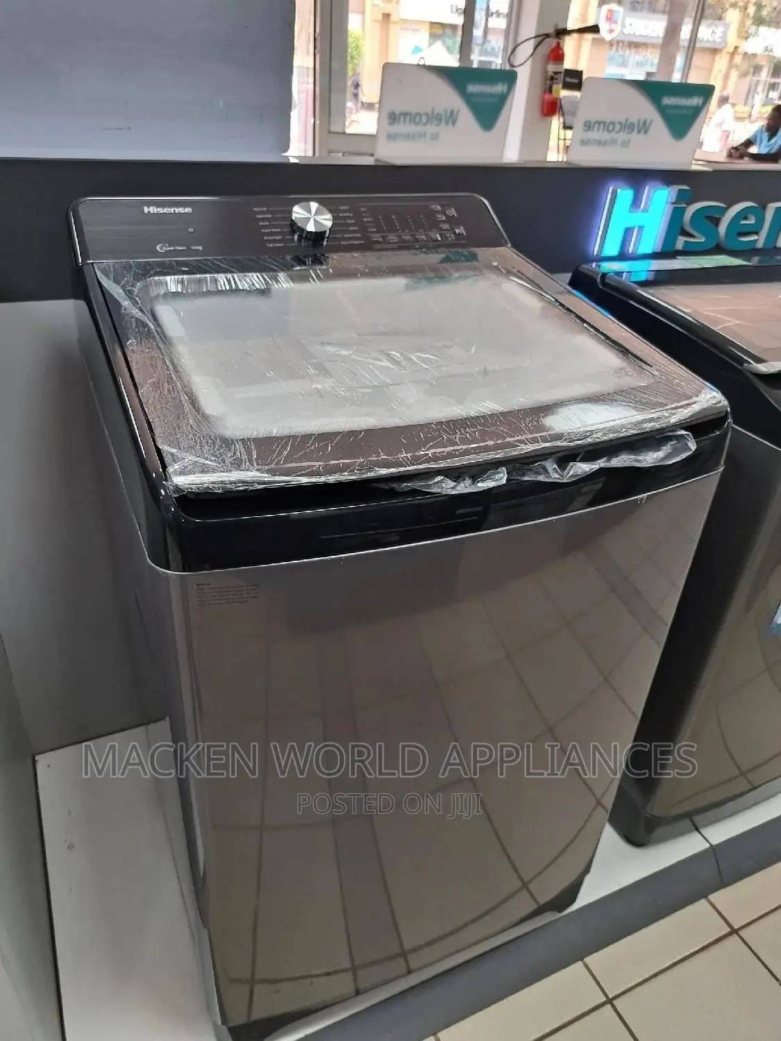 18kg Hisense Top Loader Fully Automatic Washing Machine.