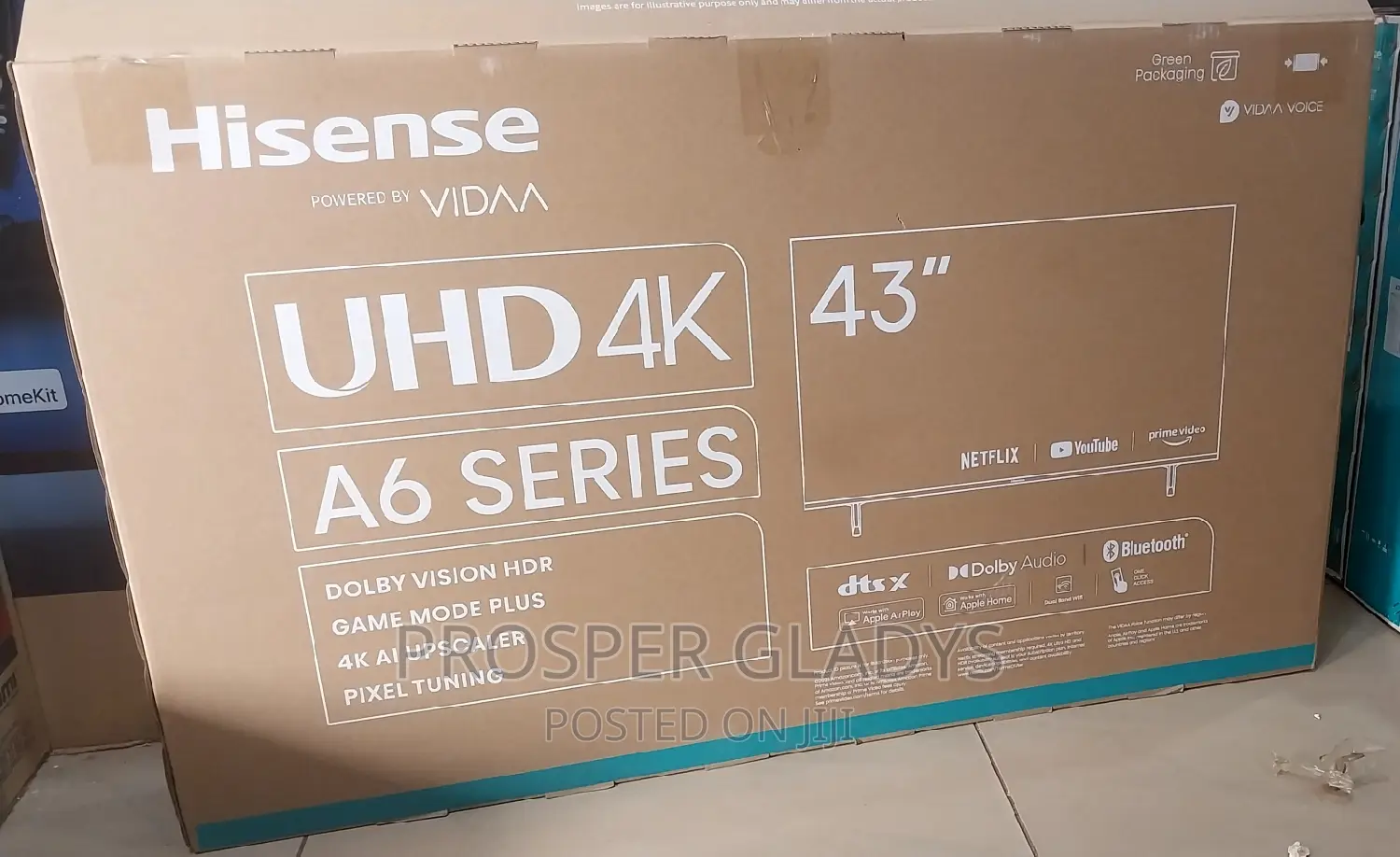 Hisense 43 Smart Uhd Flat Screen