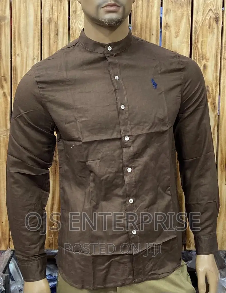 Collarless Men Shirts