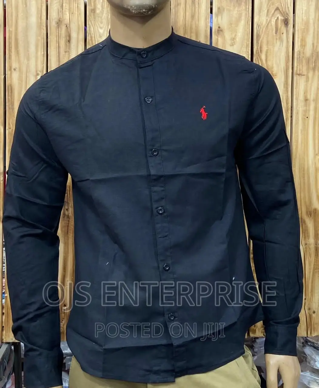 Collarless Men Shirts