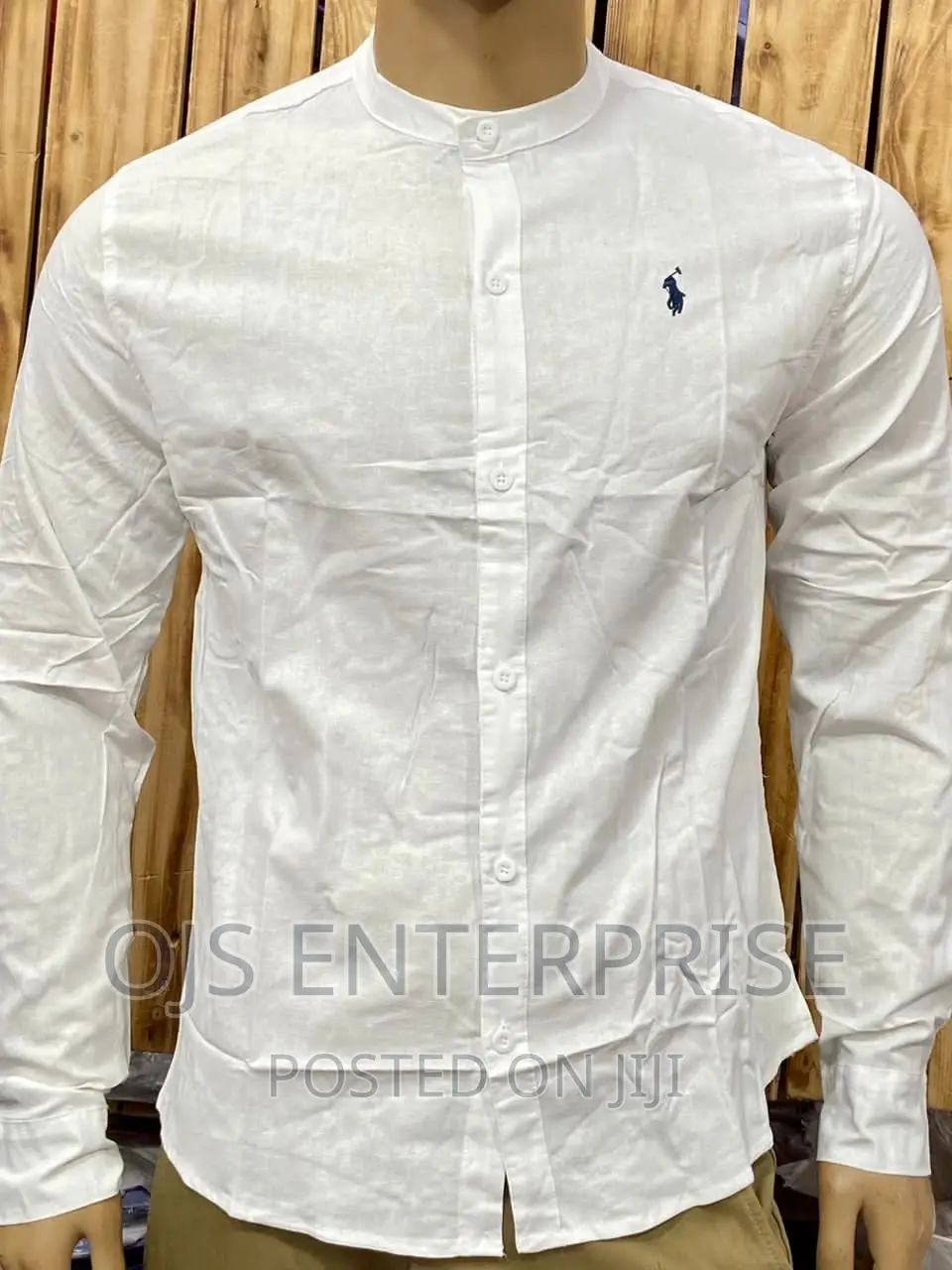 Collarless Men Shirts