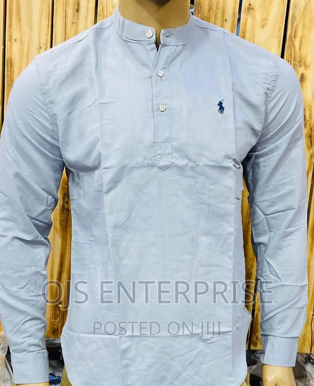 Collarless Men Shirts