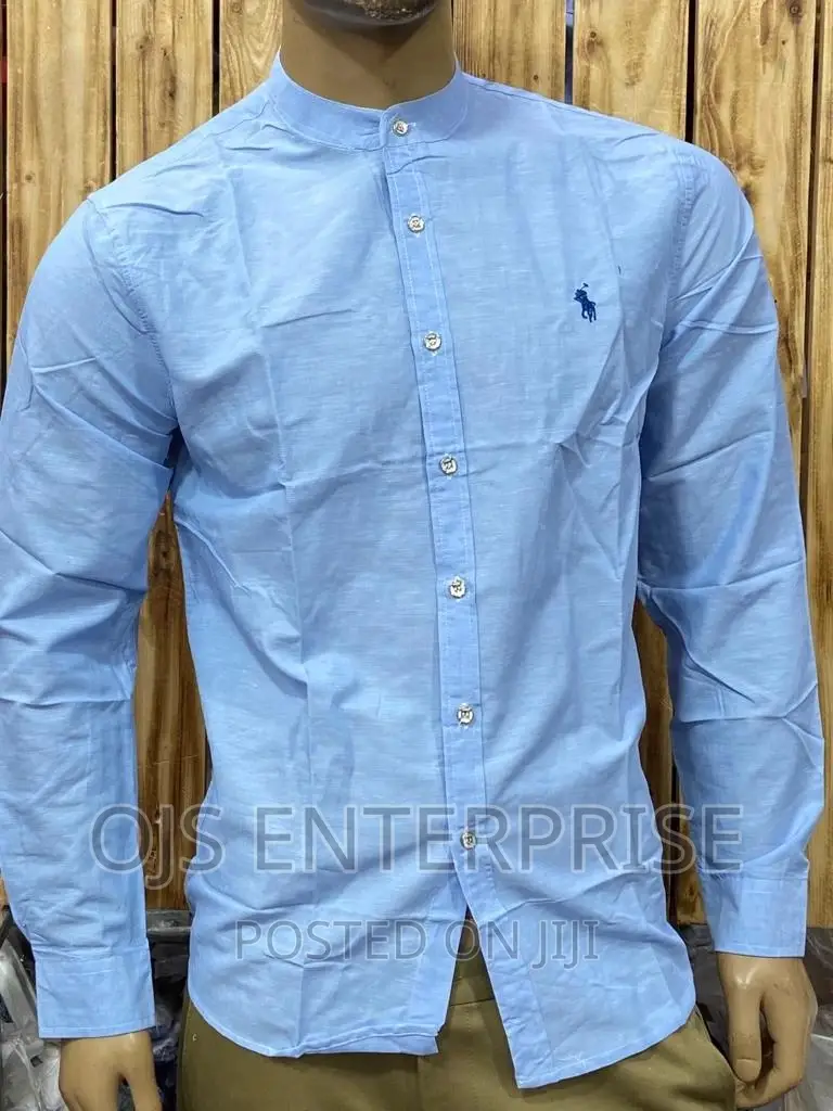 Collarless Men Shirts