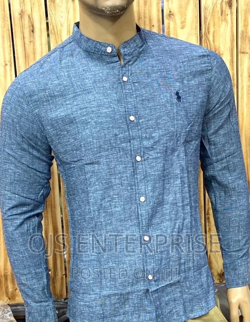 Collarless Men Shirts